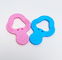 Kundenspezifisches Logo Reißfestigkeits-3-monatiges Baby-Silikon Teether